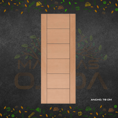 PUERTA CAPRI MARA MDF 70 CMM x 2.0 MTS