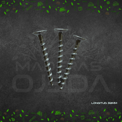 TORNILLO CRS ZINCADO 6 x 1 1/4  BOLSA 100 UN1