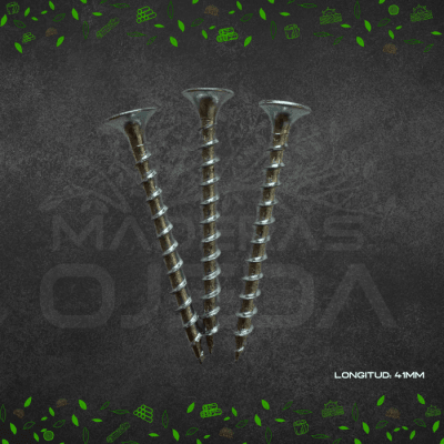 TORNILLO CRS ZINCADO 6 x 1 5/8  BOLSA 100 UN1