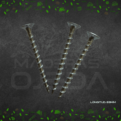 TORNILLO CRS ZINCADO 7x21/2 BOLSA 100 UN