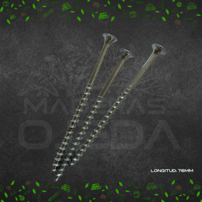 TORNILLO CRS ZINCADO 8 x 3 BOLSA 100 UN1