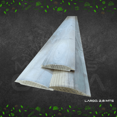 TRASLAPO ROLLIZO IMPREGNADO (IPV) 1x5x2.801