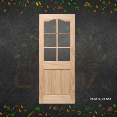 PUERTA ITALIA INSIGNE VETRO 70 cm x 2.0
