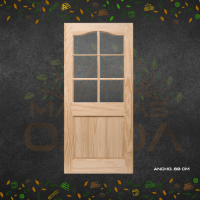 PUERTA ITALIA INSIGNE VETRO 80 cm x 2.0