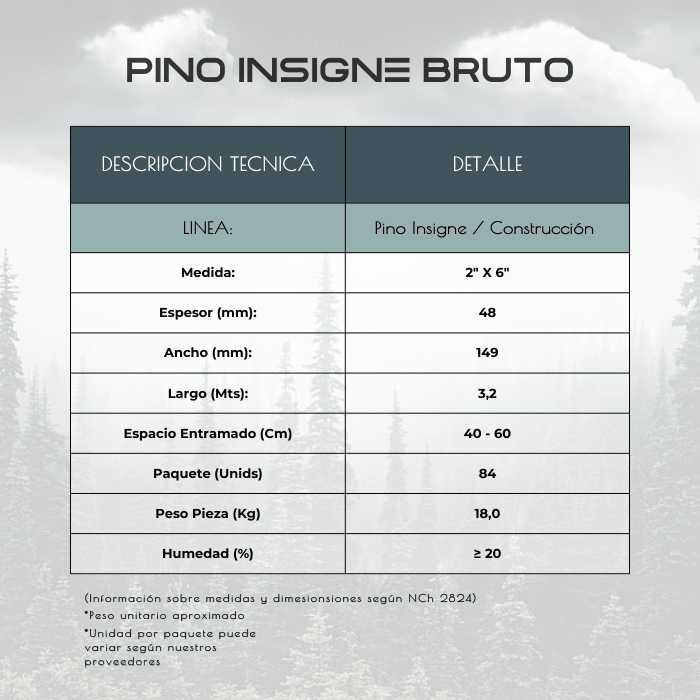 PINO INS BTO 3.20 2X62