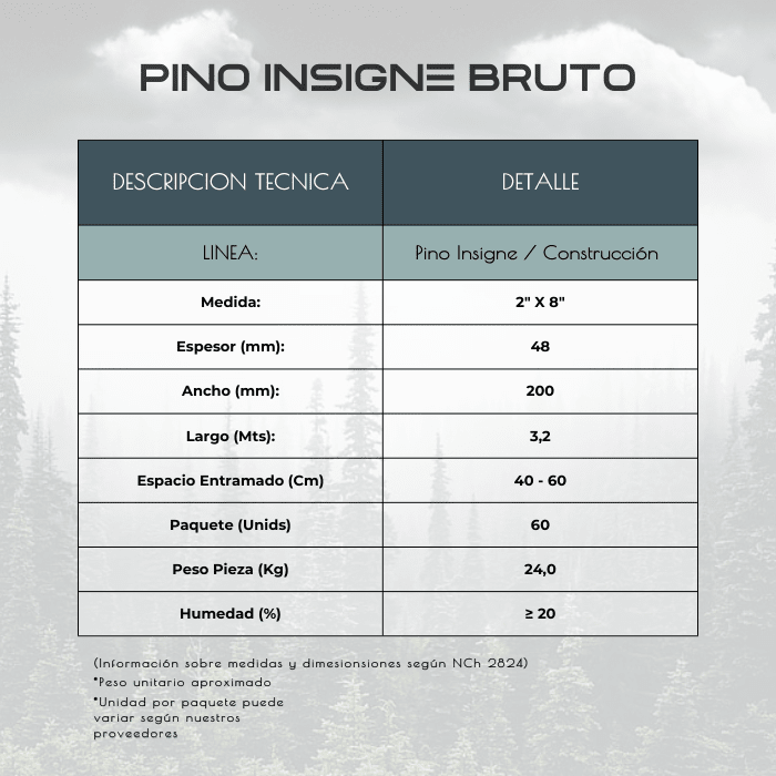 PINO INS BTO 3.20 2X82