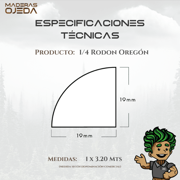 CUARTO RODON OREGON 1x3.202