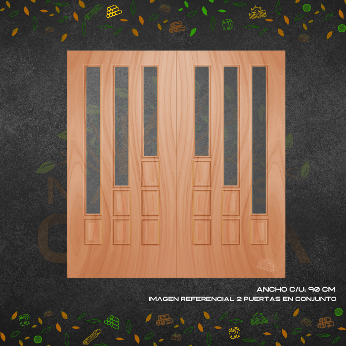 PUERTA NELTUME OREGON 90 cm x 2.02