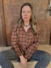Blusa Simona Escocesa
