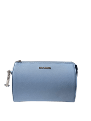 Cartera Steve Madden Sky Blue Saffiano Crossbody
