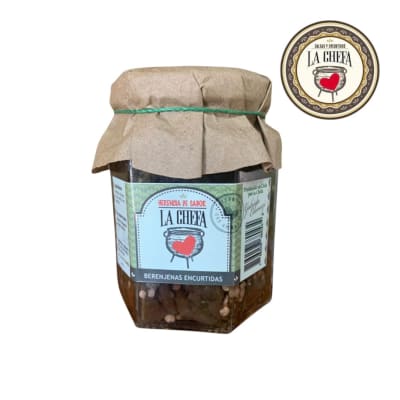 Berenjenas encurtidas 200 cc La Chefa1