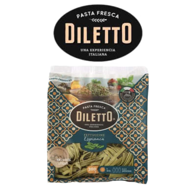Fetuccini Espinaca Diletto 300 gr1