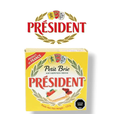 Petit Brie 125 gr lata Président1