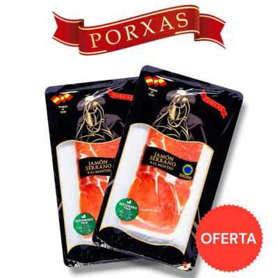 Dúo Jamón Serrano Porxas 500 gr1
