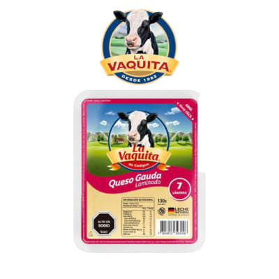 Queso Gauda Laminado 130 gr La Vaquita1