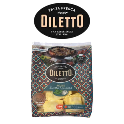 Ravioli Ricotta Espinaca Diletto 250 gr1