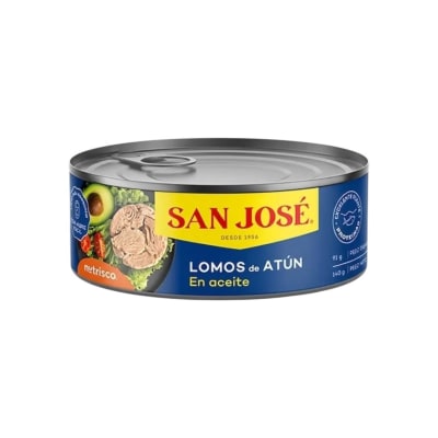Atún lomos en aceite 140gr San José1