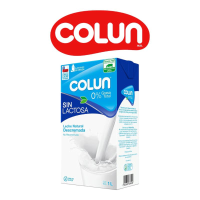 Leche Descremada Sin Lactosa 1 Litro Colún1