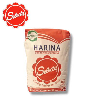 Harina con polvos de hornear Selecta 1 kg1