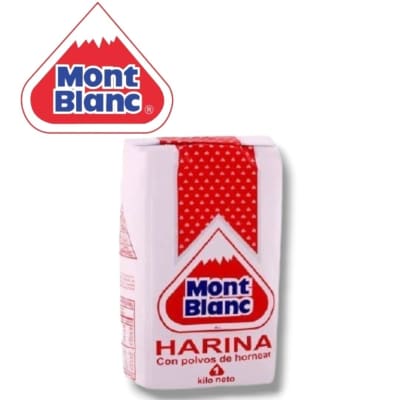 Harina con polvos de hornear 1 Kg Mont Blanc1