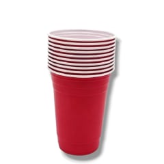 Vasos Rojos 500 ml D.Kora