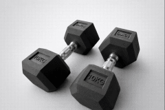 Mancuerna Hexagonal 10 kg.