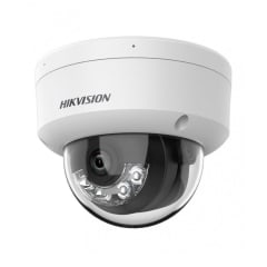 CÁMARA HIKVISION DOMO IP 4MP IR30 IK08 SMART DUAL LIGHT CON AUDIO DS-2CD1143G2-LIU
