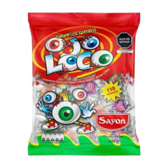 CARAMELO OJO LOCO SURTIDO X 110 UNID
