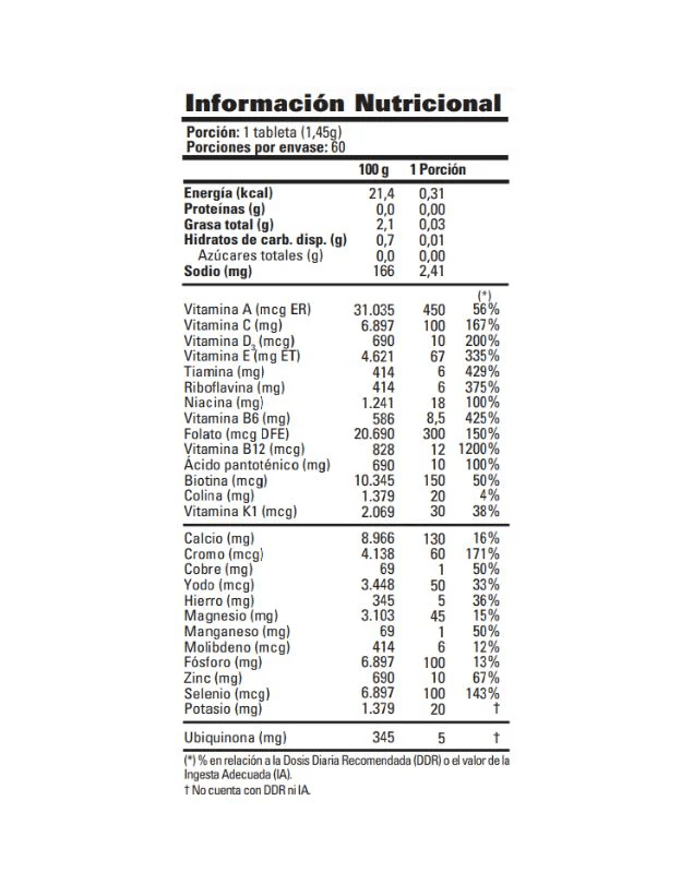 Multivitaminico Senior  60tabs2