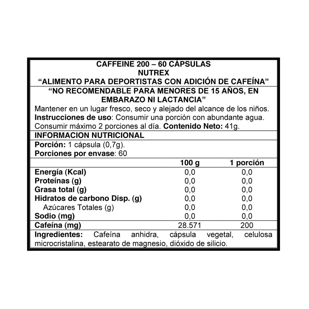 Caffeina 200 60caps2