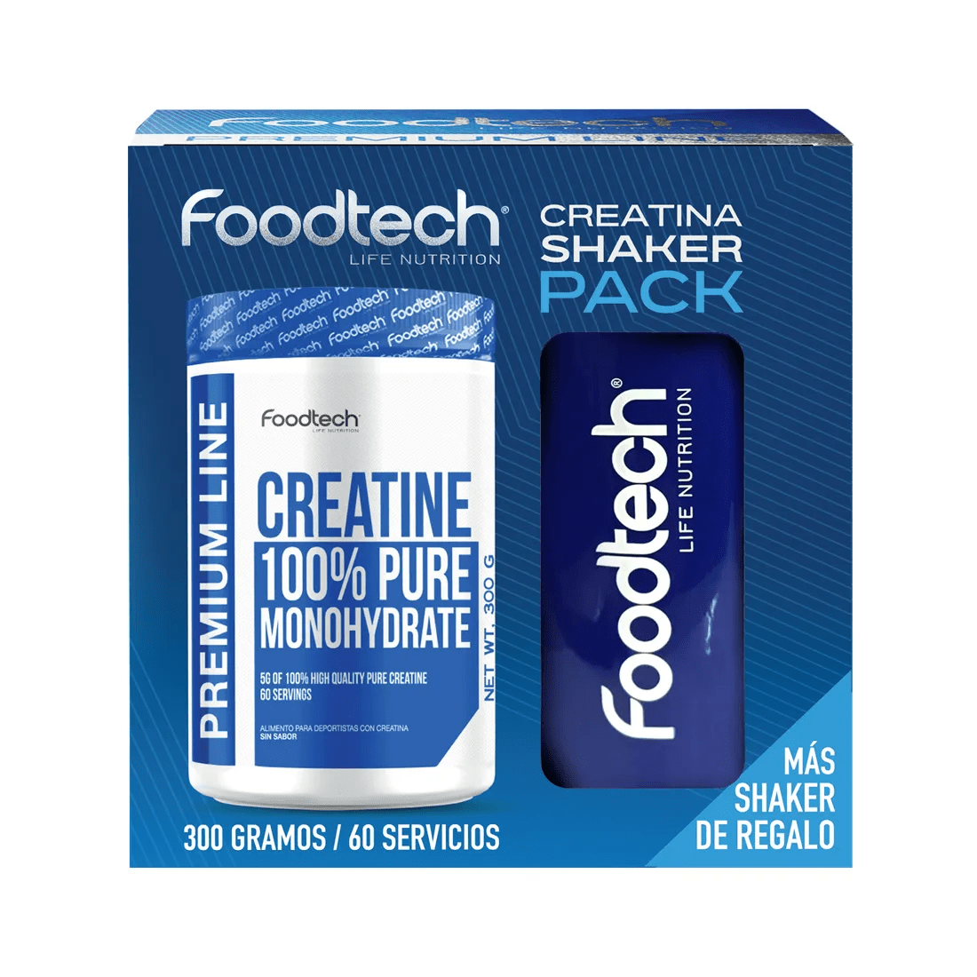 Pack Creatina + Shaker Blue white3
