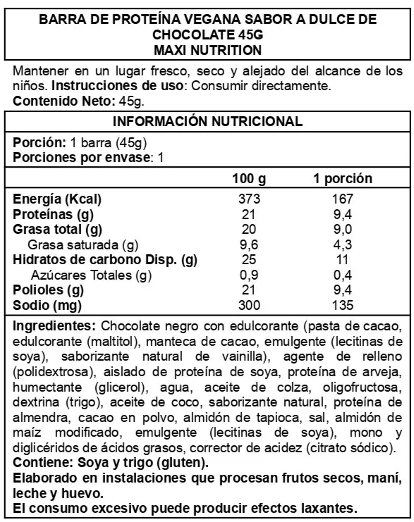 Vegan protein Creamy Bar2