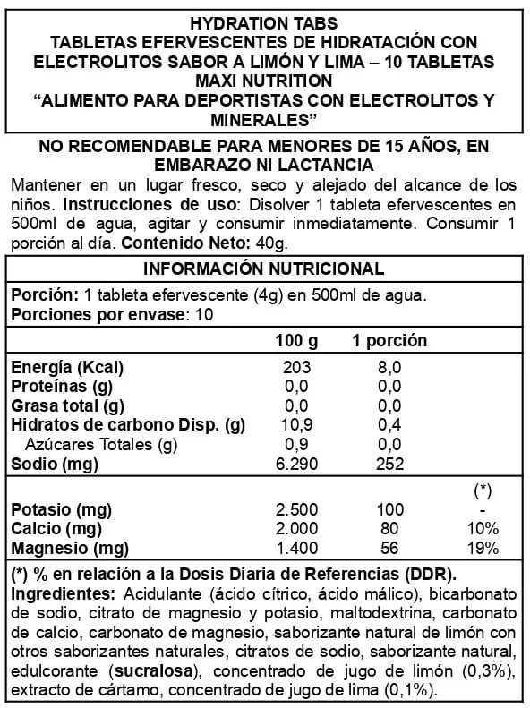 Hydratation Tabs (10uds)4