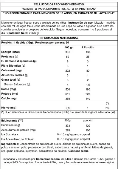 Pro whey C4 5.45lbs2
