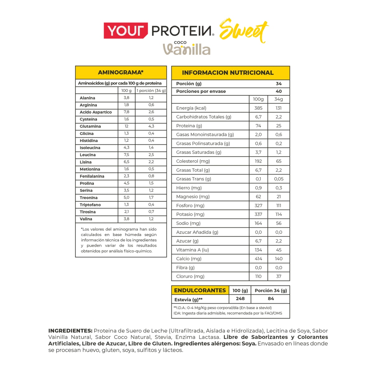 Your Protein Whey 1.28kg6