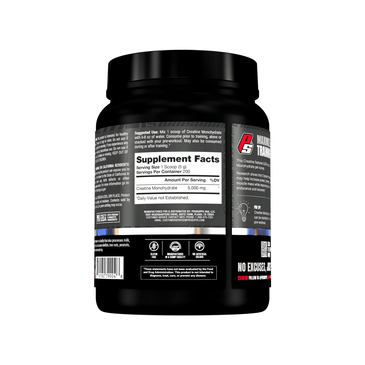 Prosupps Creatina Monohidrato 1kg3