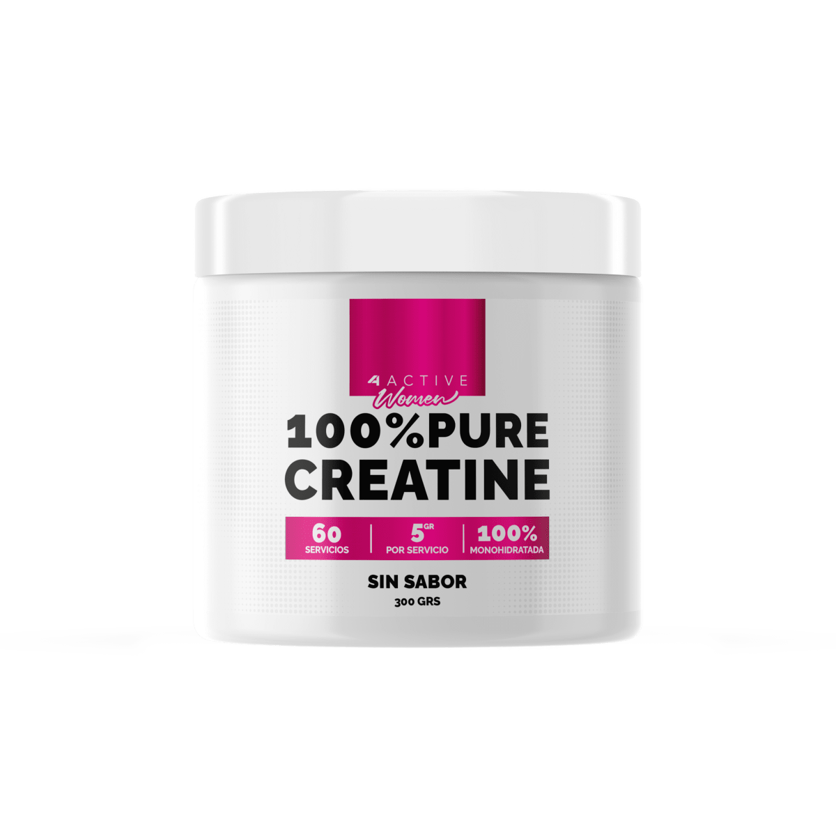 4 Active 100% Pure Creatine Women 300grs2
