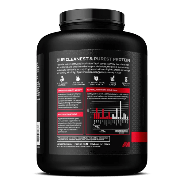 Nitro Tech 100% ISO whey 5lbs1