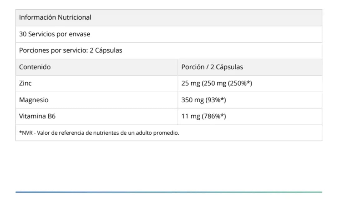 DY Nutrition ZN MG B6 Complex2