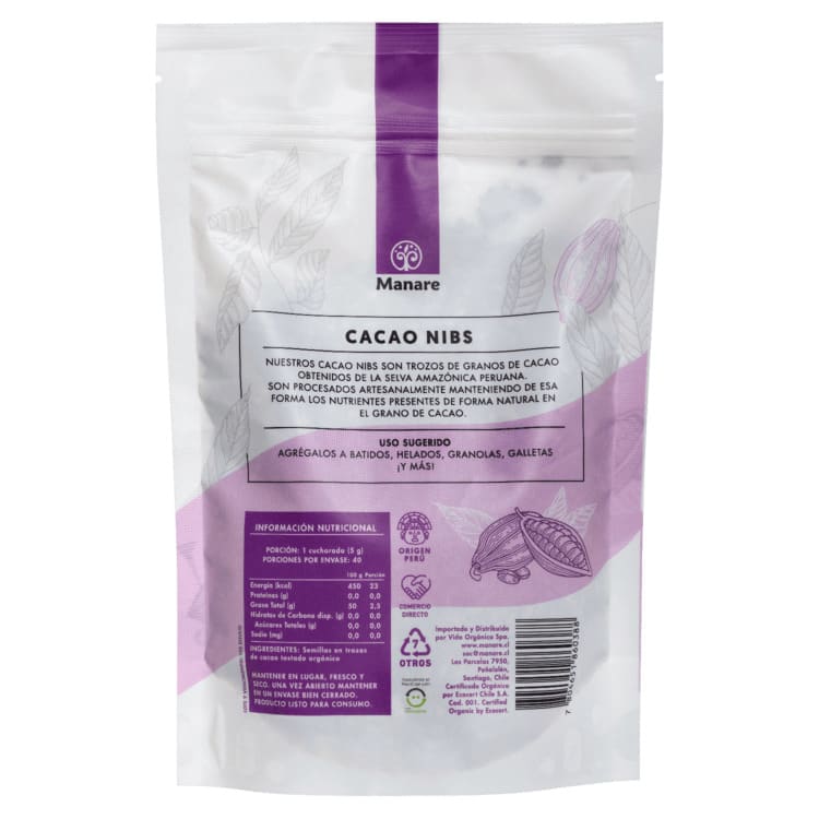 Cacao Nibs orgánico 200 g2