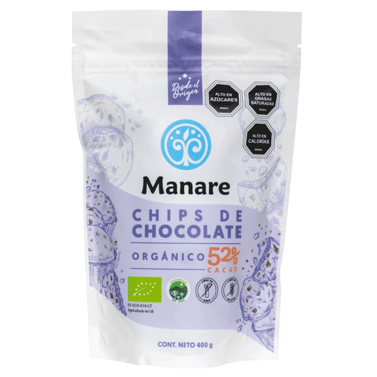 Chips 52% cacao orgánico 400 g1