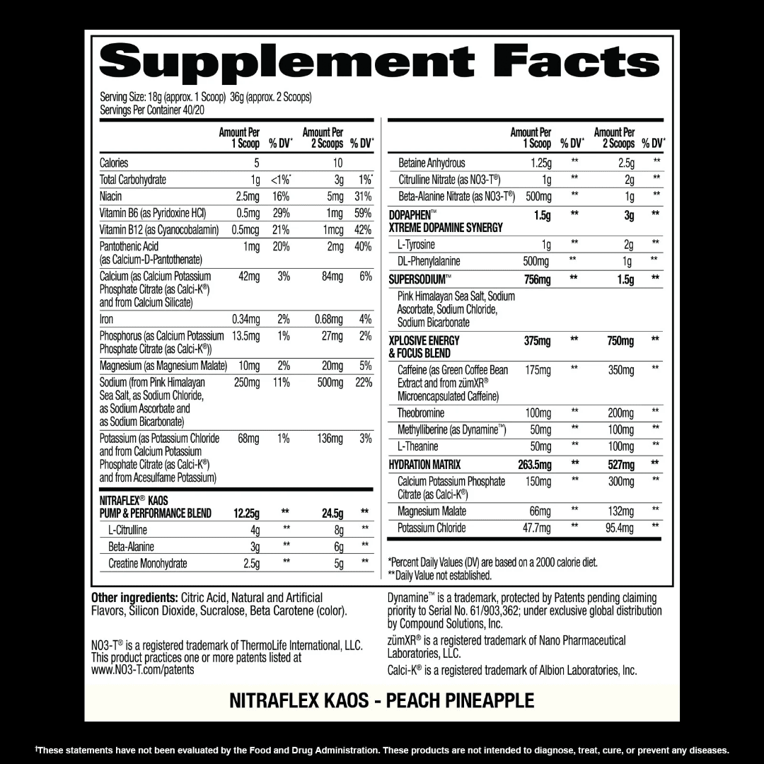 Nitraflex KAOS1