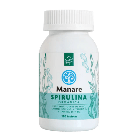 Spirulina orgánica 180 tabletas1