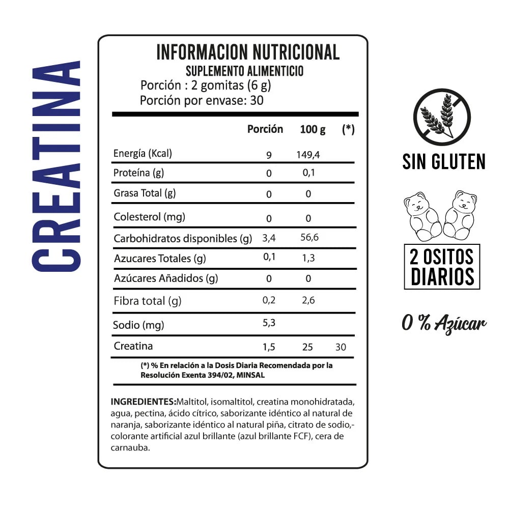 Perfect Bear Creatina 60 Gomitas2