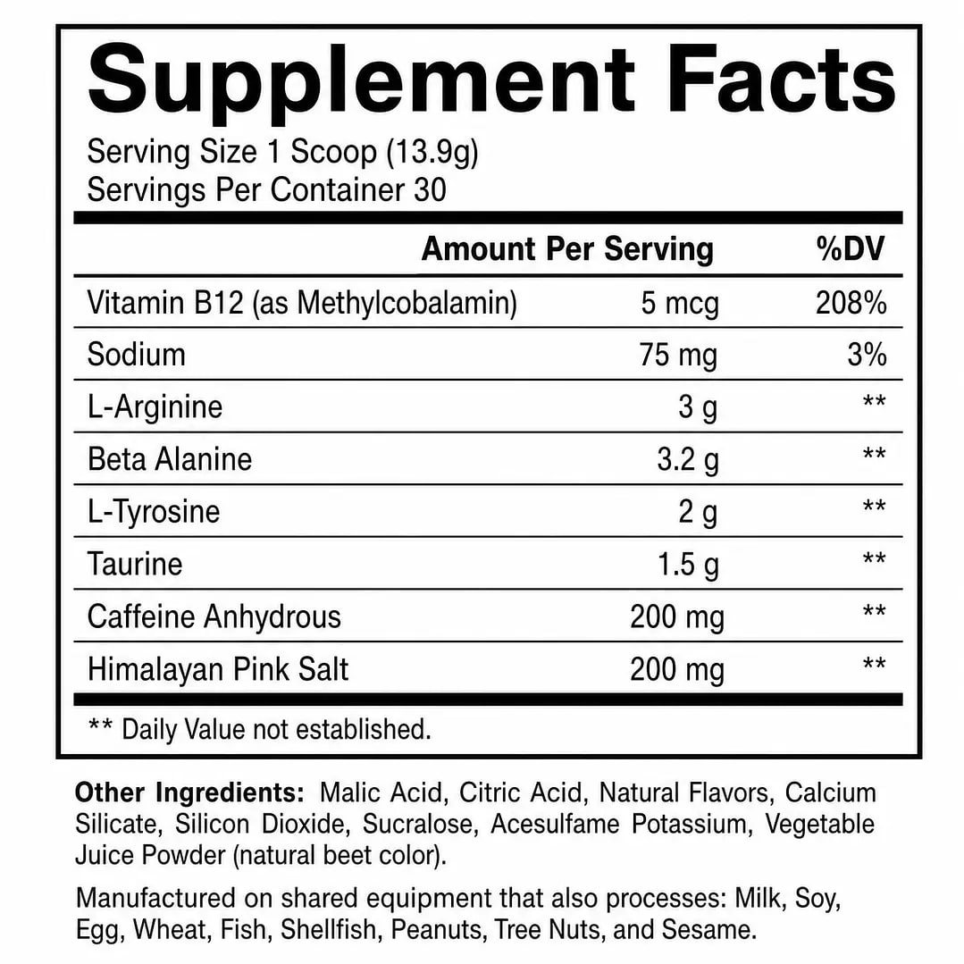 BUM Essential Pre-Workout RAW2