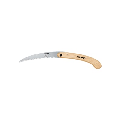 Serrucho plegable 10´´ hoja curva 6 DPP, mango madera1