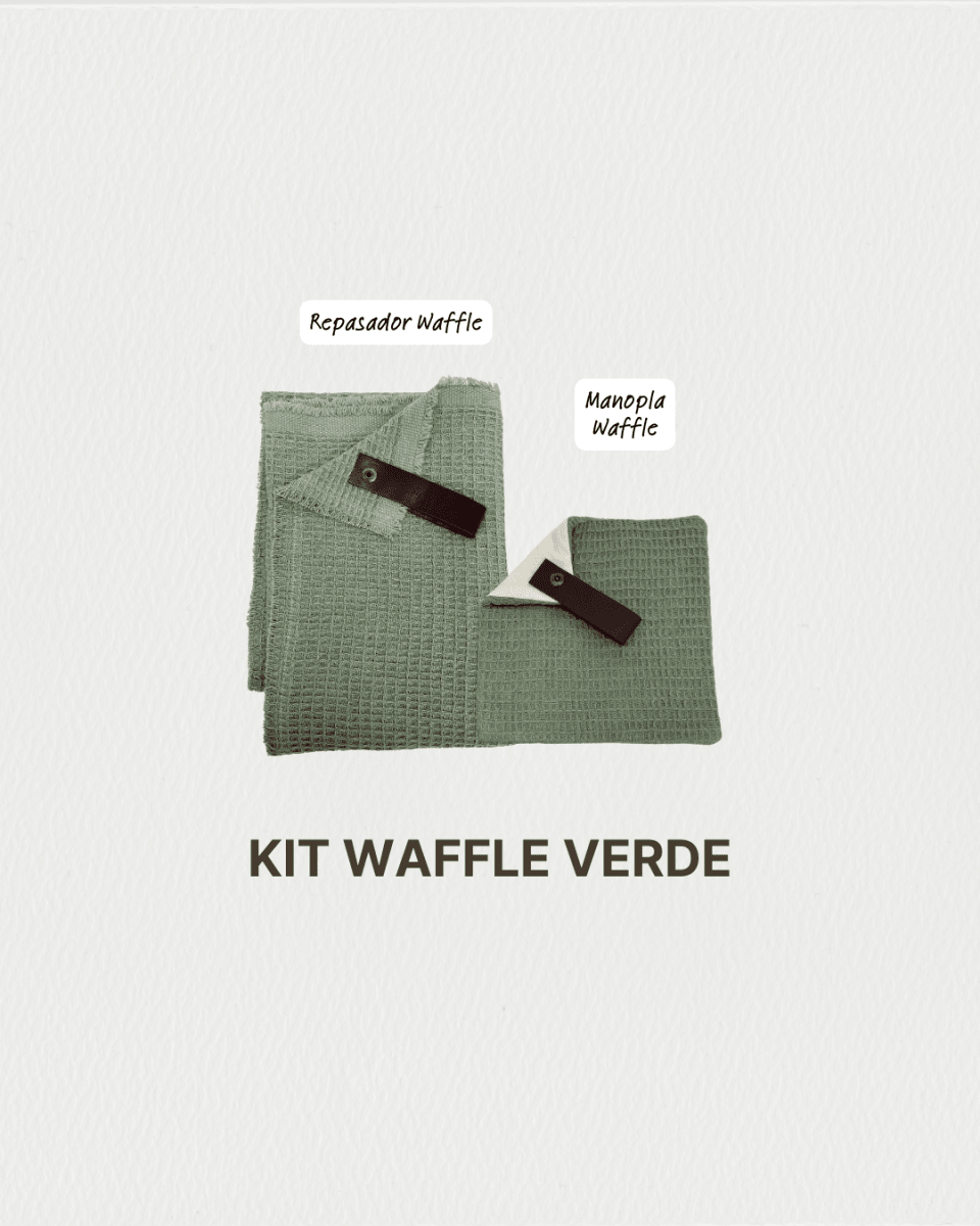 Kit Cocina Waffle Verde1