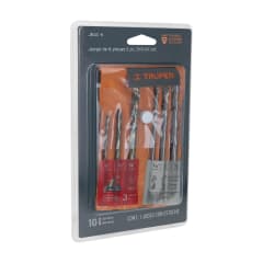Juego de Brocas Metal Concreto 6 Piezas TRUPER