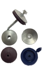 Tornillo Policarbonato Hex. con Golilla de PVC (35MM) #12X2 MAMUT (25 Un)