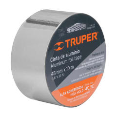 Cinta de Aluminio 10 m X 48 mm TRUPER